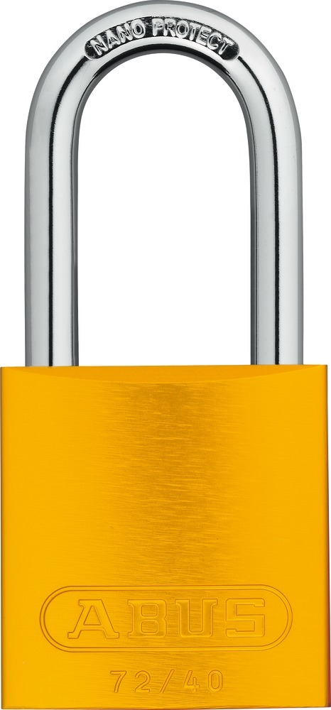 Hänglås Abus 72/40HB40 gul