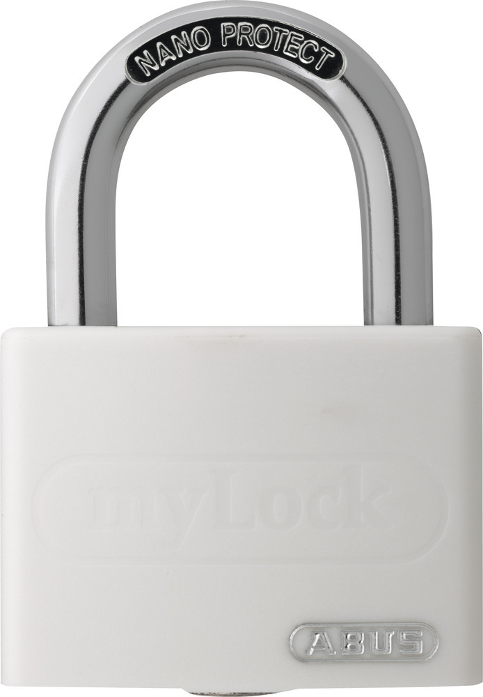 Hänglås Abus T65AL/40 MyLock vit   GDS