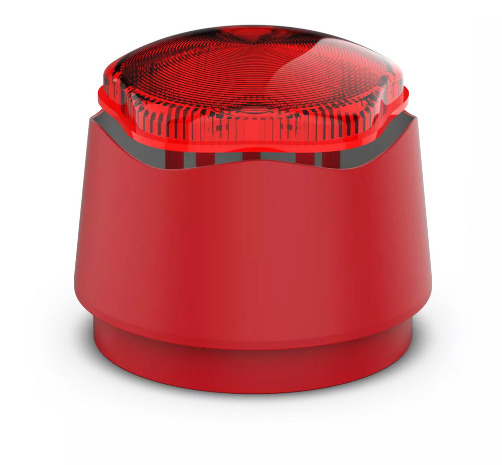 Larmdon siren/blixtljus röd/röd    Ateco