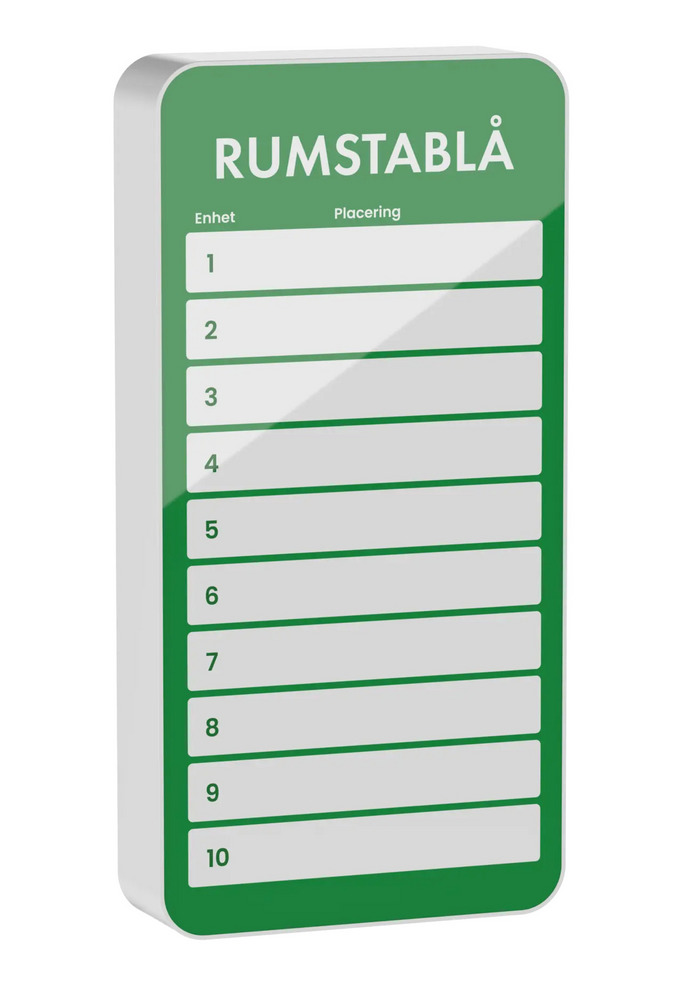 Rumstablå för UP-MIDI