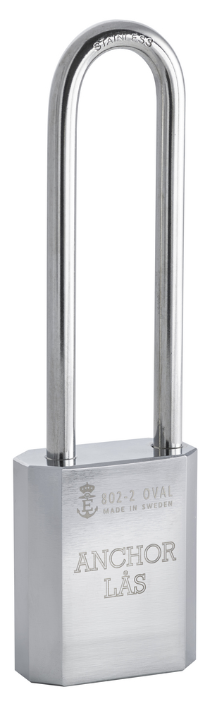 Hänglås Anchor 802-2 B110 oval     cylinder -Självlåsande