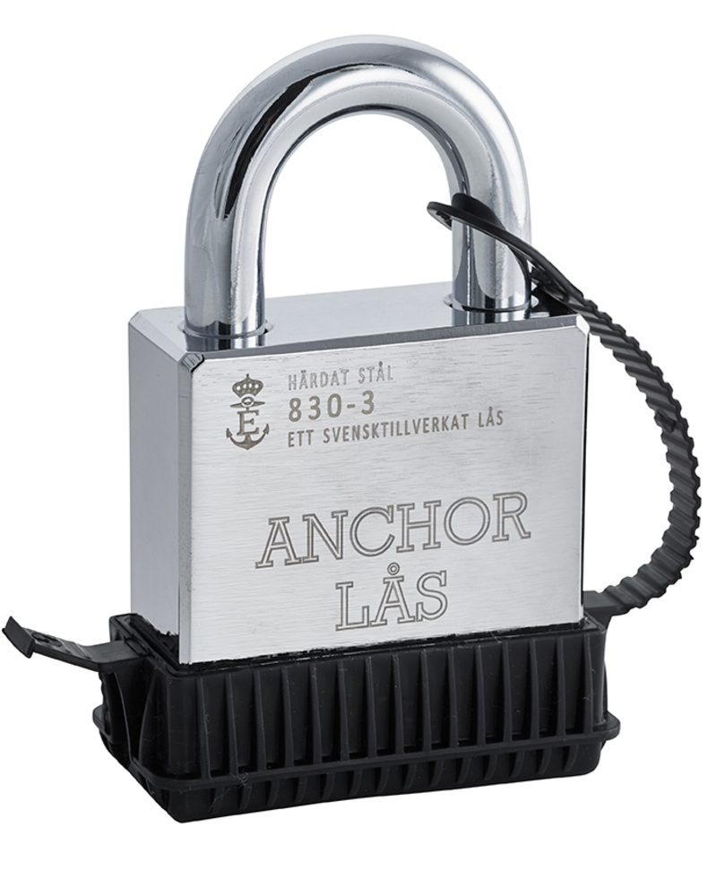 Hänglås Anchor 830-3 B28 oval cyl  WP