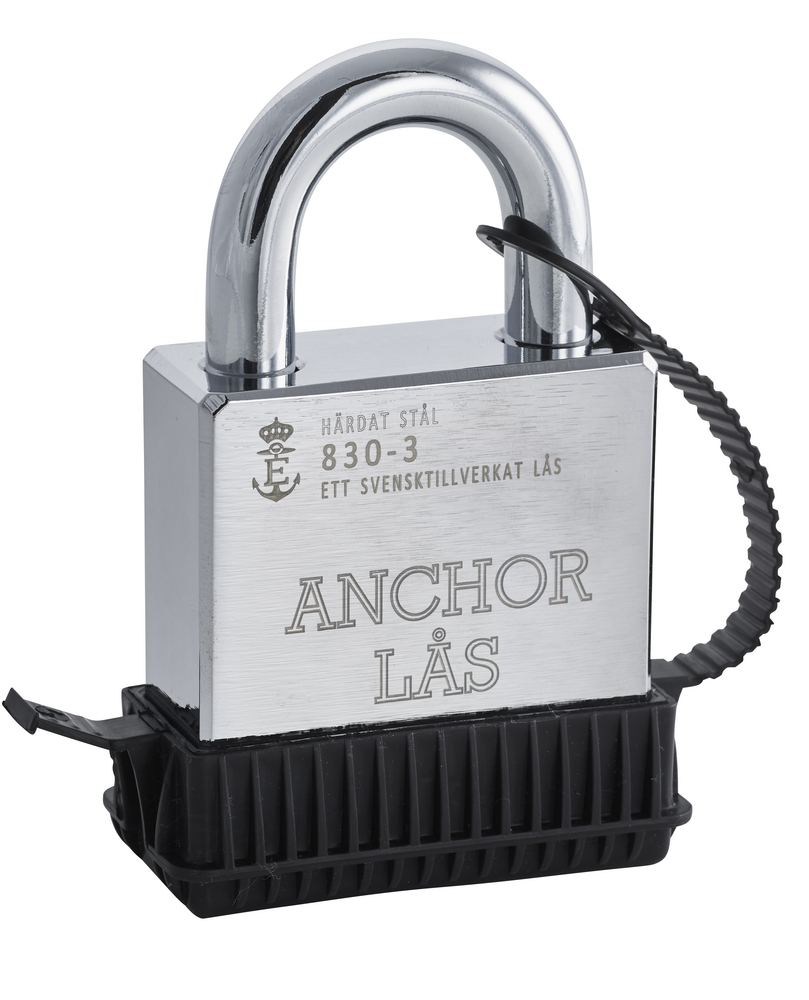 Hänglås Anchor 830-3 B28 oval cyl  WP Självlåsande