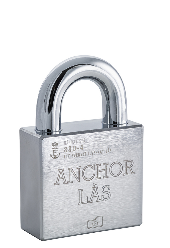 Hänglås Anchor 880-4 B27 Klass 4   inkl. 2st nycklar med löstagbar
