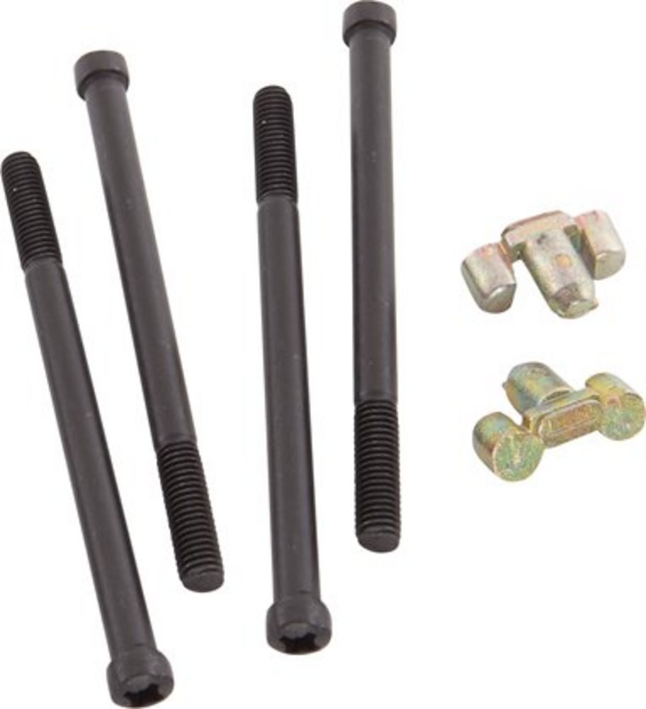 Höghållfasthetsskruv 80mm (4st) medproppar GDS Svarta