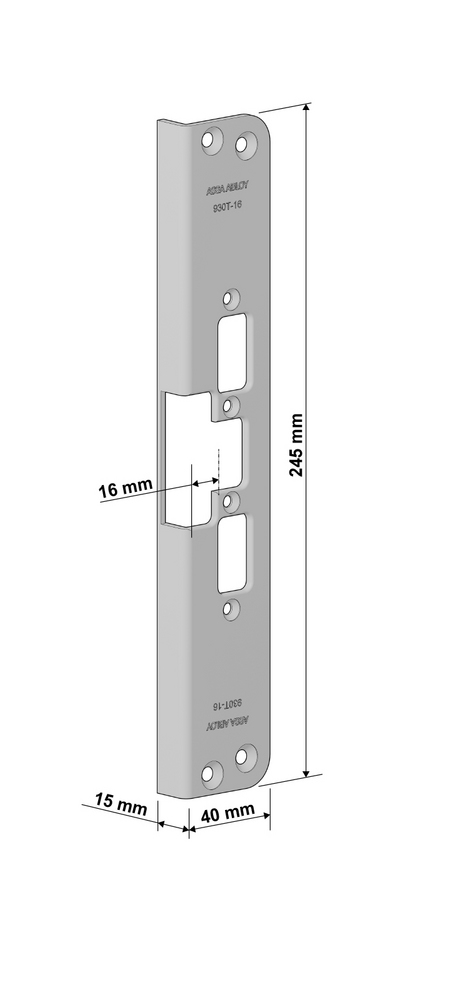 Monteringsstolpe Assa 930T-16