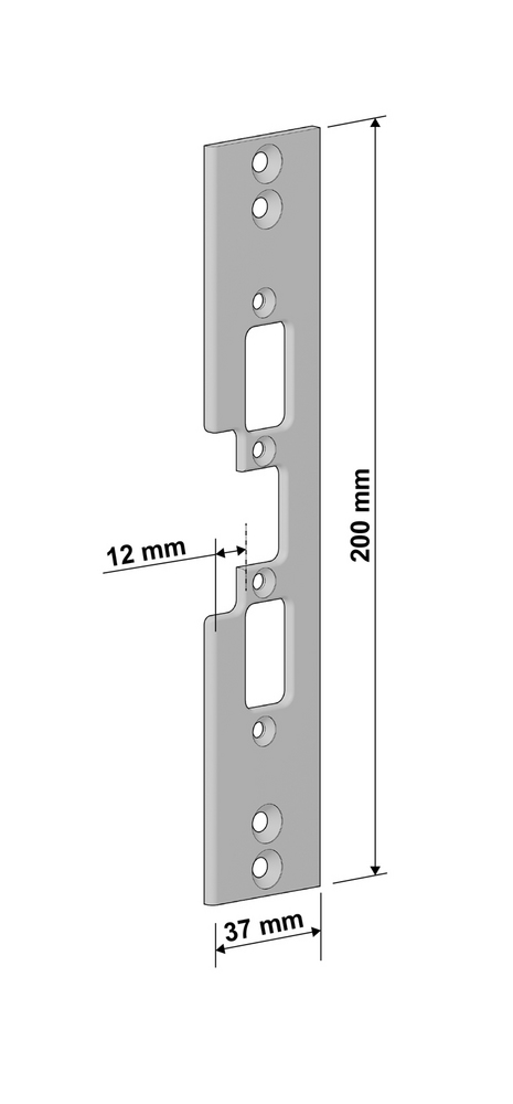 Monteringsstolpe Assa 9031, anpassad för Wicstyle 65 Evo, (900)