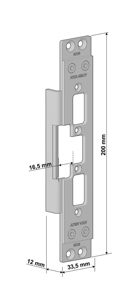 Monteringsstolpe Assa 9036