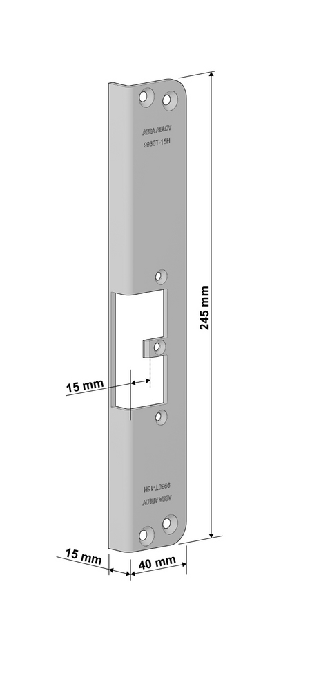 Monteringsstolpe Assa 9930T-15 H