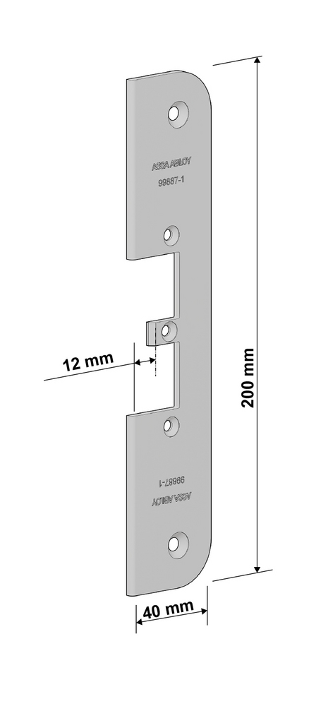 Monteringsstolpe Assa 99887-1