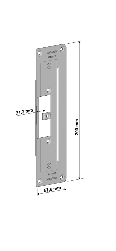 Monteringsstolpe Assa 99487-10     for SAPA 2074 (992)