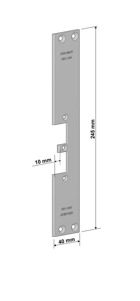 Monteringsstolpe Assa 9931-10H