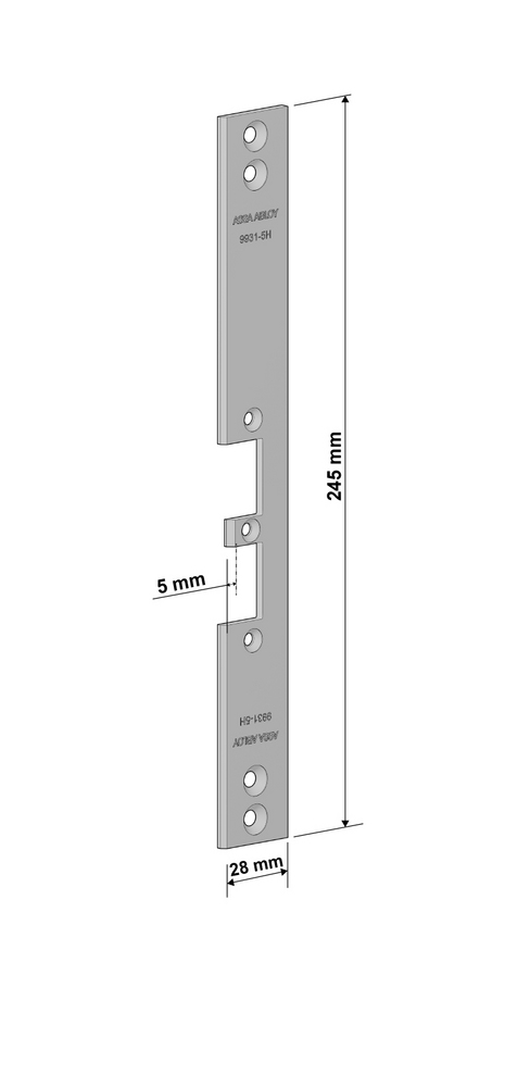 Monteringsstolpe Assa 9931-5H