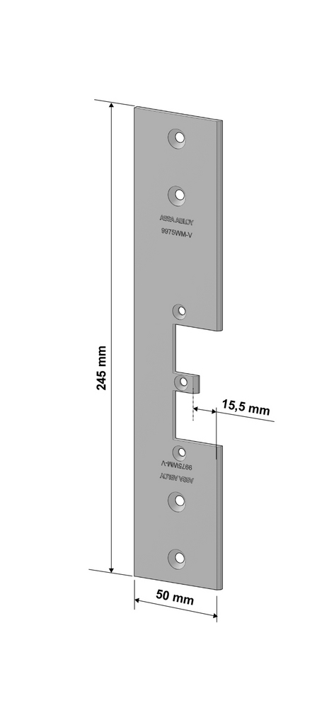 Monteringsstolpe Assa 9975 WM-V anpassad för Wicstyle 75 (992)