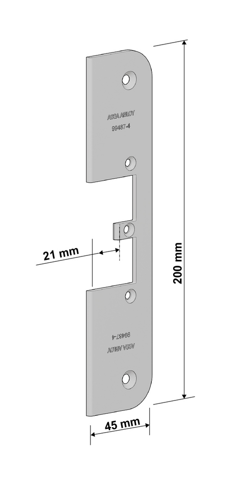 Monteringsstolpe Assa 99487-4