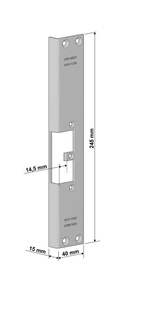 Monteringsstolpe Assa 9930-13,5H