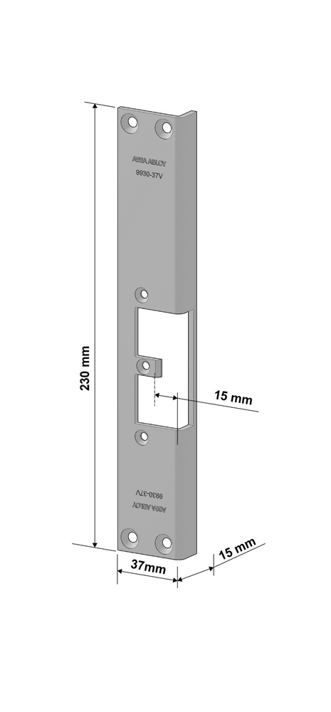 Monteringsstolpe Assa 9930-37V