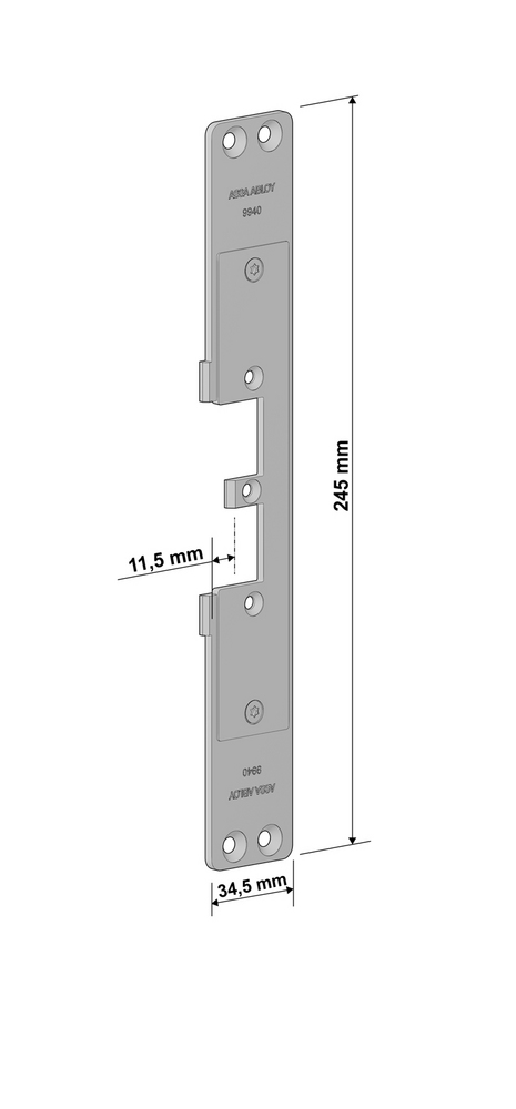 Monteringsstolpe Assa 9940         anpassad för Sapa 2050 (992)