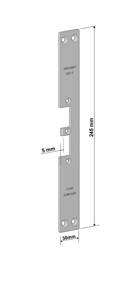 Monteringsstolpe Assa 9931-5