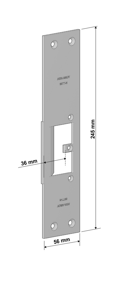 Monteringsstolpe Assa 9977-H