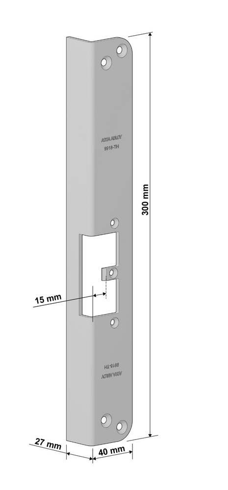 Monteringsstolpe Assa 9918T-H