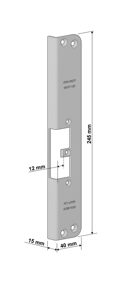 Monteringsstolpe Assa 9930T-12H