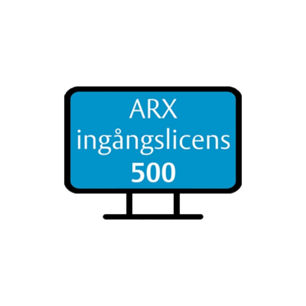 Ingångslicens ARX 500st