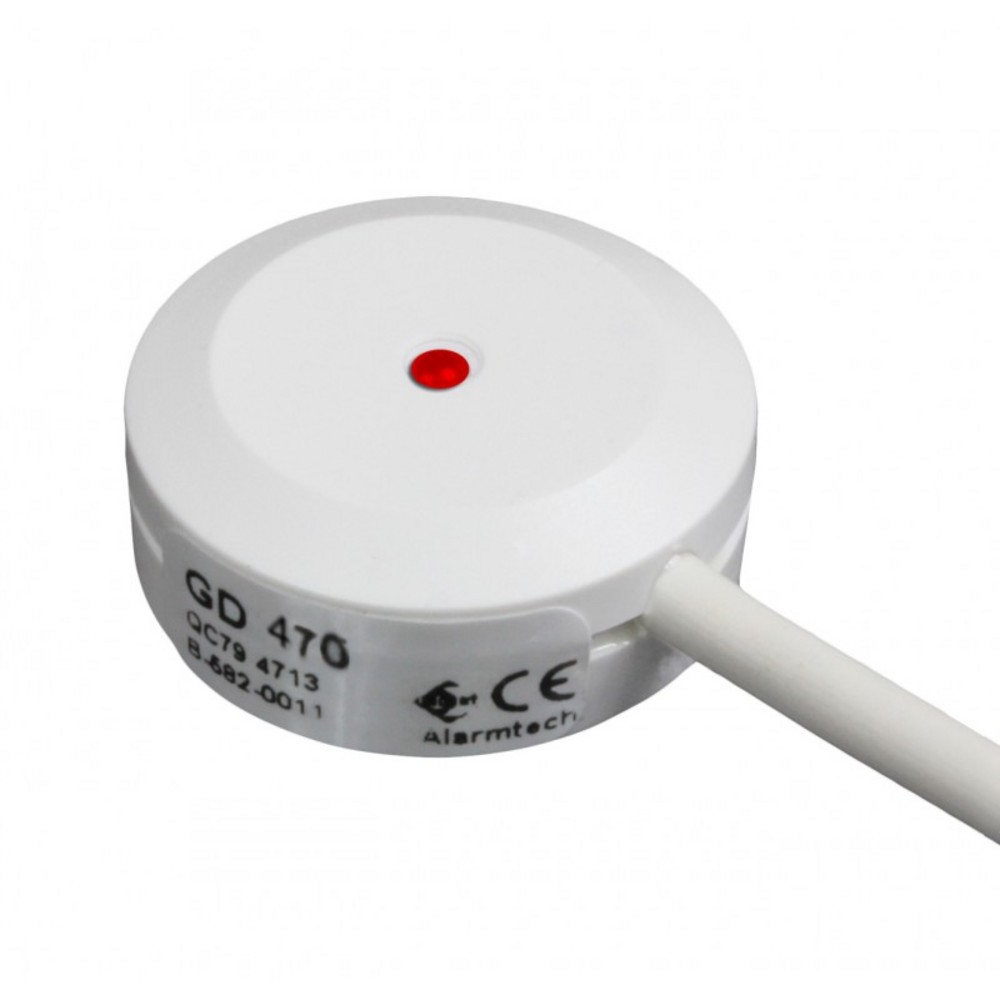 Glaskrossdetektor GD470-10         med reläutgång, limmad,10m kabel
