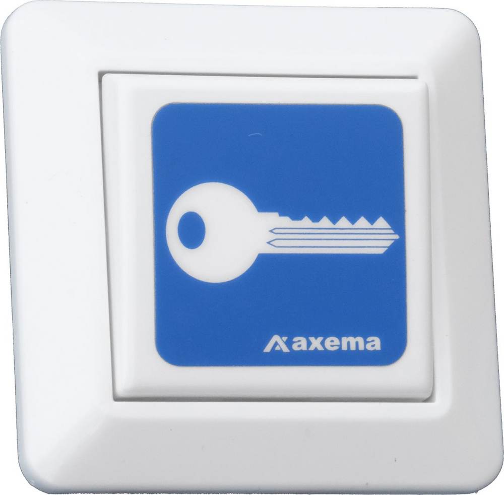 Tryckknapp Axema AXKK              infälld med nyckelsymbol