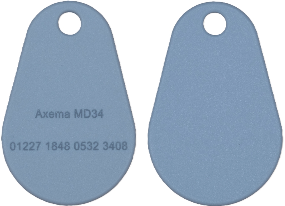Passerbricka Axema MD34            grå, DESFire