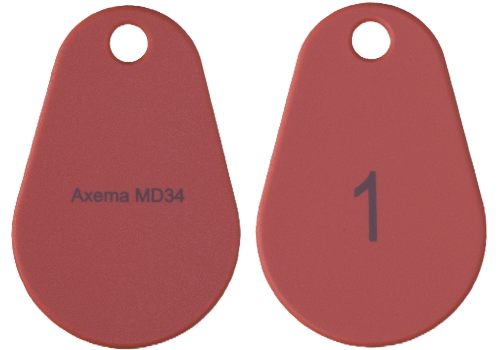 Passerbricka Axema MD34            orange, DESFire 1