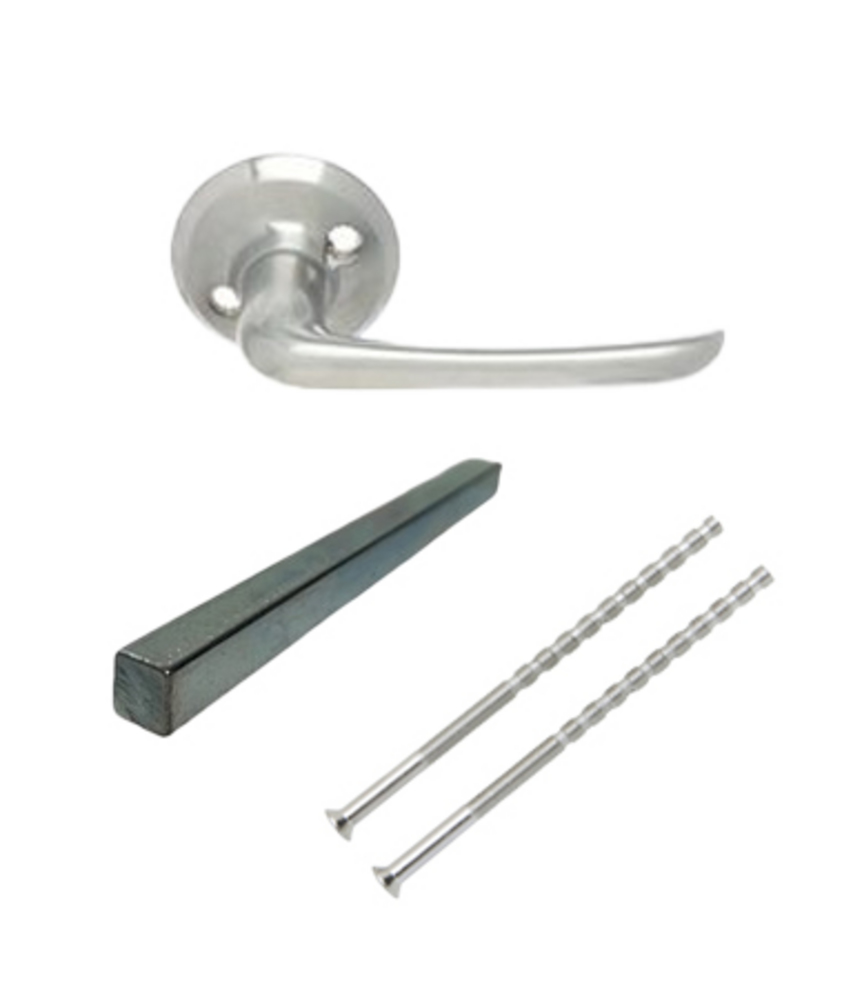 Trycke 6696 för dörrar mellan 90-105mm tjocklek, i Prion