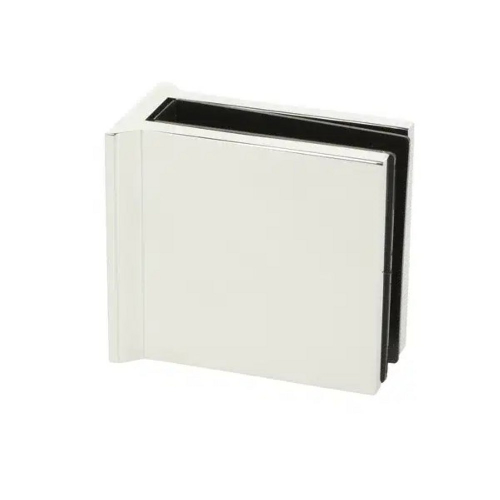 Golvfäste , 55x50x30mm, 6-10mm     glas, blankförkromad