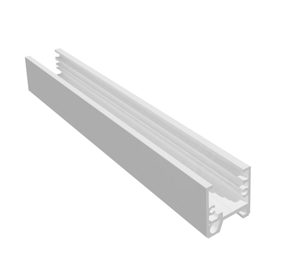 Nordic Frame N28 RAL 9016 vit      (8mm glas) 5,5m komplett