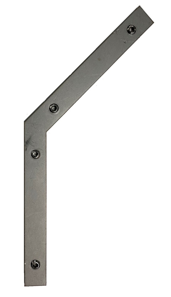 Nordic Railing överliggare 22x16   förbindare 135° inkl. stoppskruv
