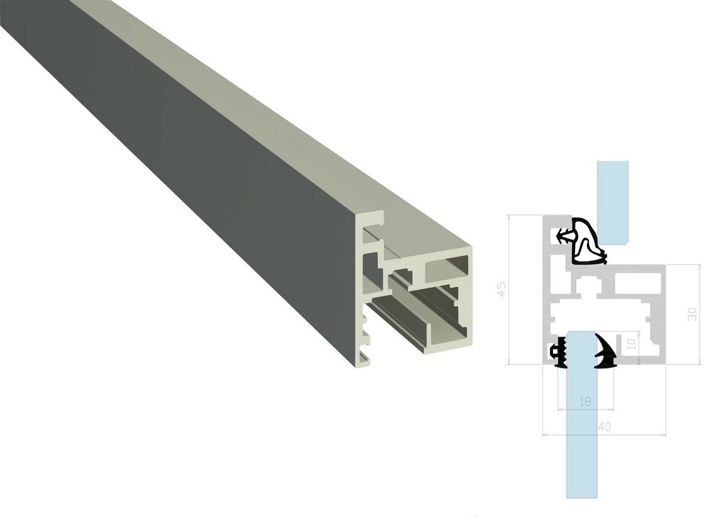 Nordic Frame karmpaket anpassad,   exkl. beslag, lika rf