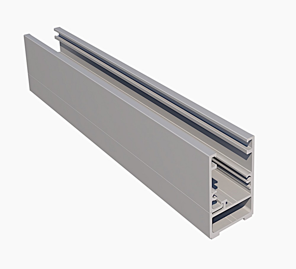 Nordic Frame N45D natur (10mm glas)5,5m kpl, färdigmonterat falsgummi