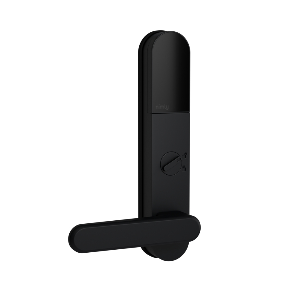 Beslagspaket Nordic Frame kodlås   Nimly, svart