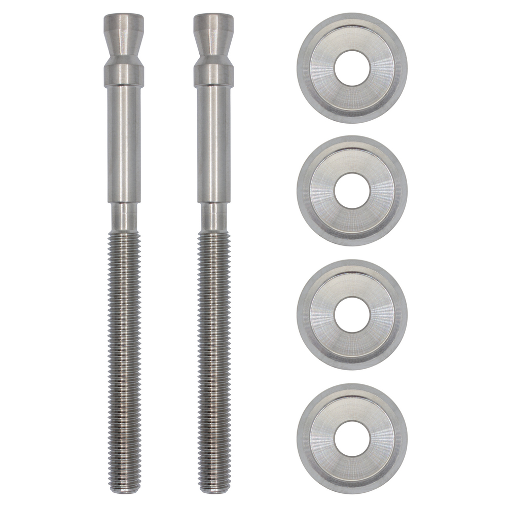 Dold bultsats Bänebeslag till 25mm rör (parmontage)