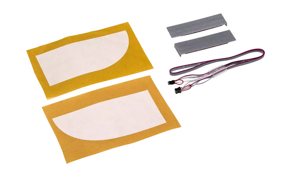 Flatscanfäste för glasdörr         silver