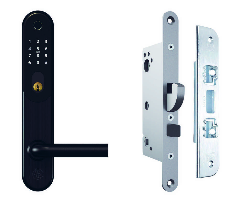 Smart Lock BG5000 Svart för        ovalcylinder KPL ASSA 510