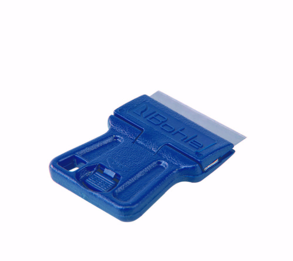 MINI glasskrapa,plast, med 40      mm brett blad