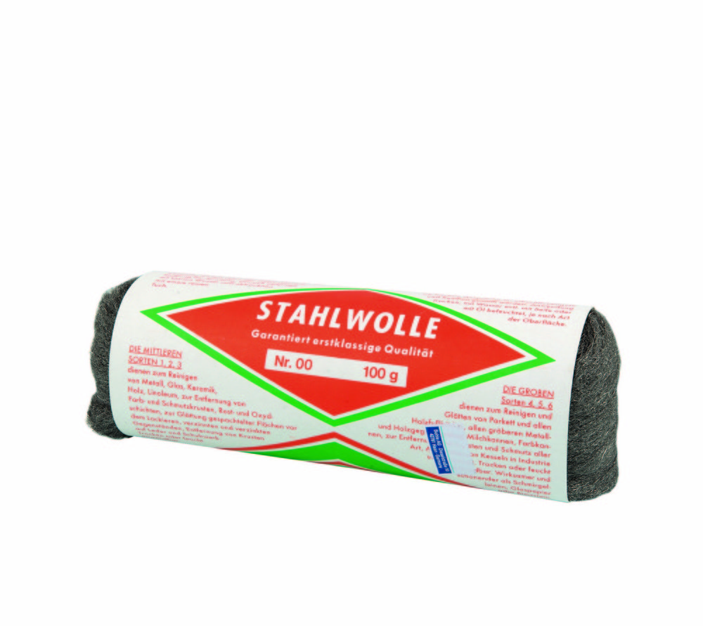 Stålull, finhet 00 papprulle á     100 g