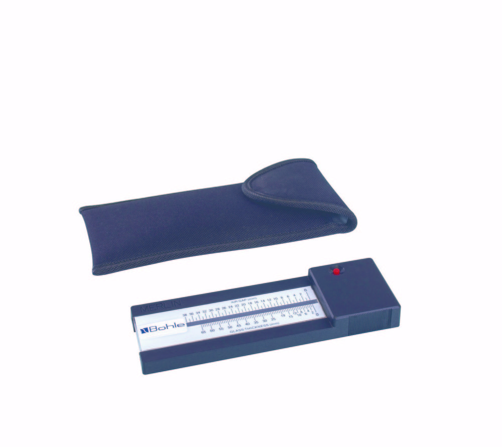 Merlin-Laser, glastjockleks-mätare