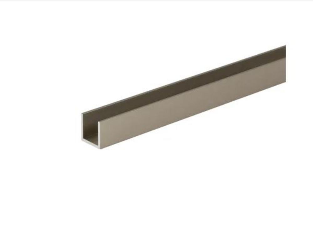 U-profil 20 x 20 mm, RF-utseende,  5000 mm