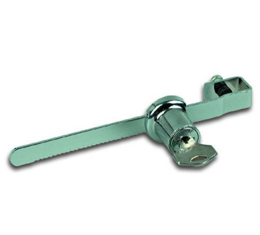 Skjutdörrlås med Kuggstångsmatad