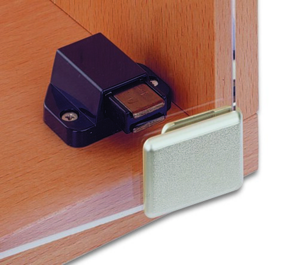 Tryckmagnetlås för glasdörrhandtag