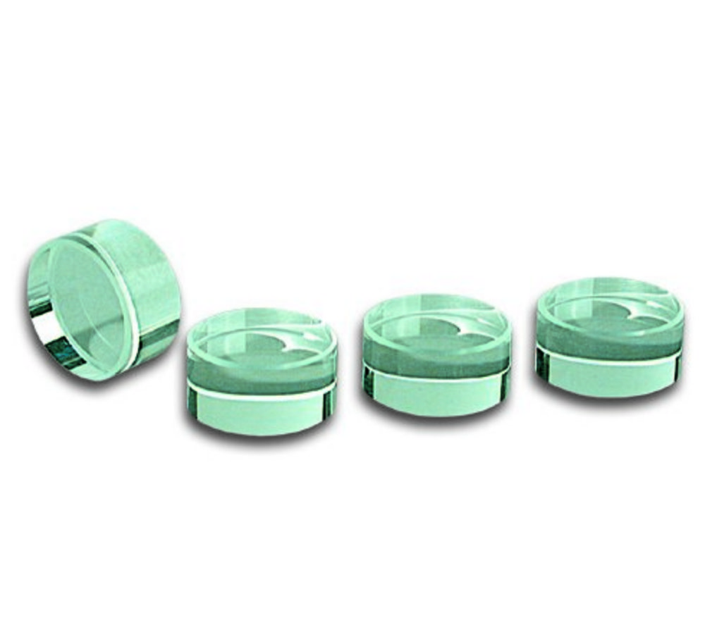 Glasrondeller · borosilikat 10mm   diam. polerad på alla sidor