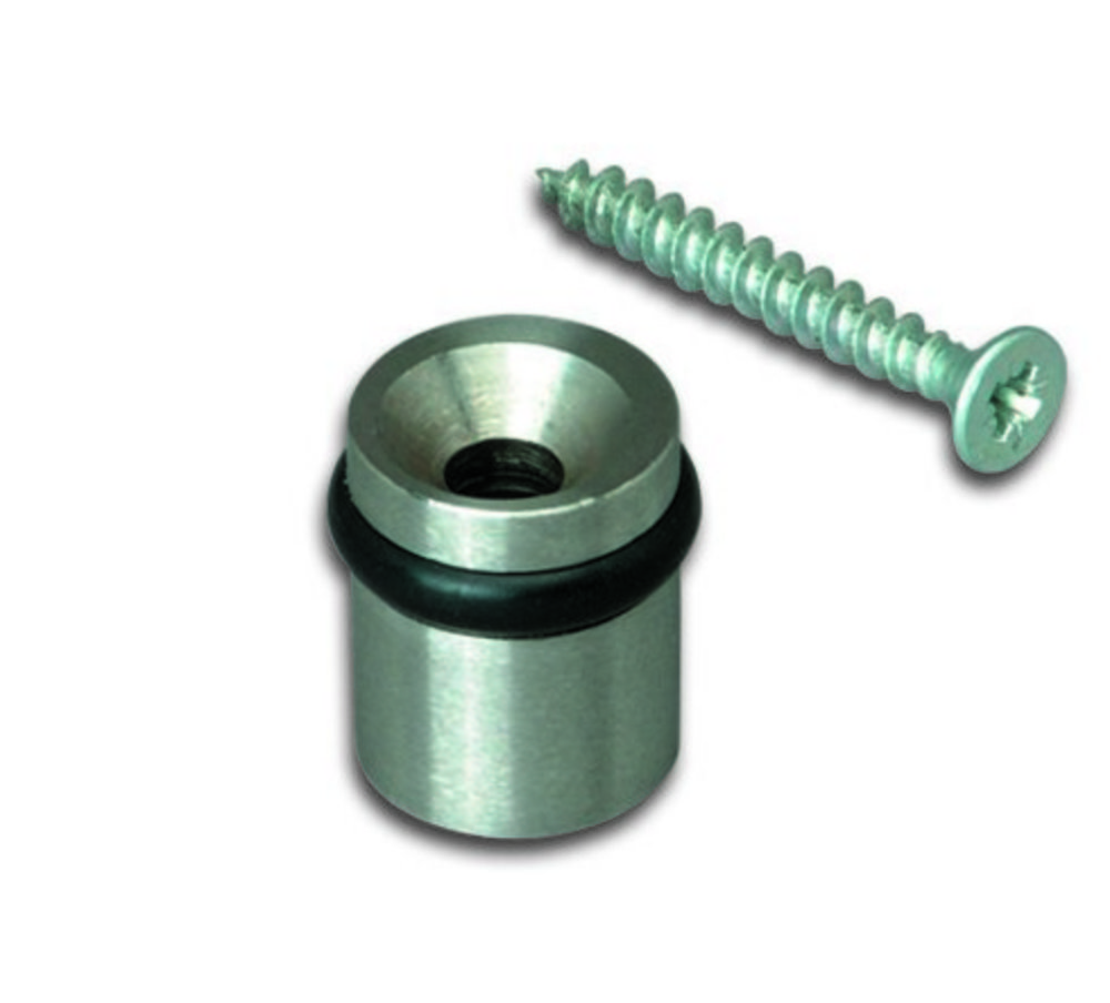 Glasstöd ø 10 x 12 mm ± 1,5 mm     höjdjusterbar