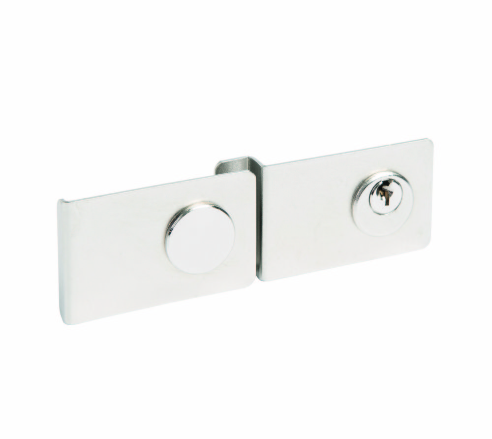 Glasdörrlås med glasbearbetning    , 31 x 49 mm